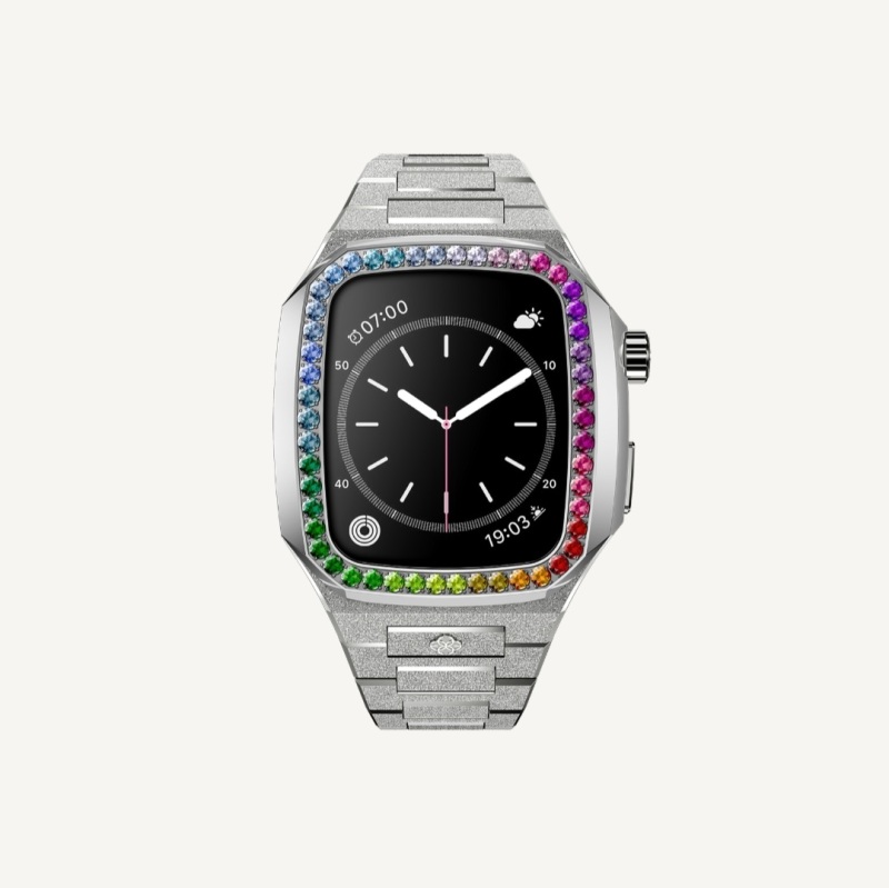 Apple Watch Case - EVF - RAINBOW Frosted قاب اپل واچ گلدن کانسپت