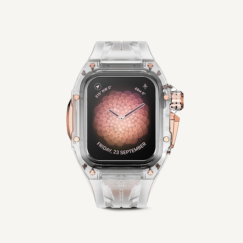 Apple Watch Case - RSTR45 - Crystal Rose قاب اپل واچ 