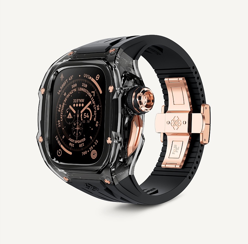 قاب اپل واچ Apple Watch Case - RSTR - SMOKEY BLACK ROSE GOLD 