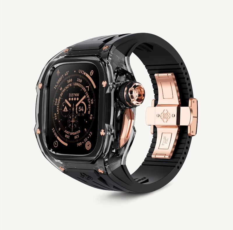 قاب اپل واچ Apple Watch Case - RSTR - SMOKEY BLACK ROSE GOLD 