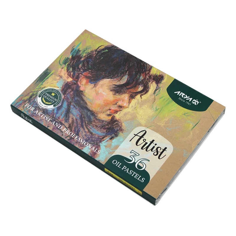 پاستل روغنی 36 رنگ آریا سری ARTIST - مداد شمعی آرتیست 