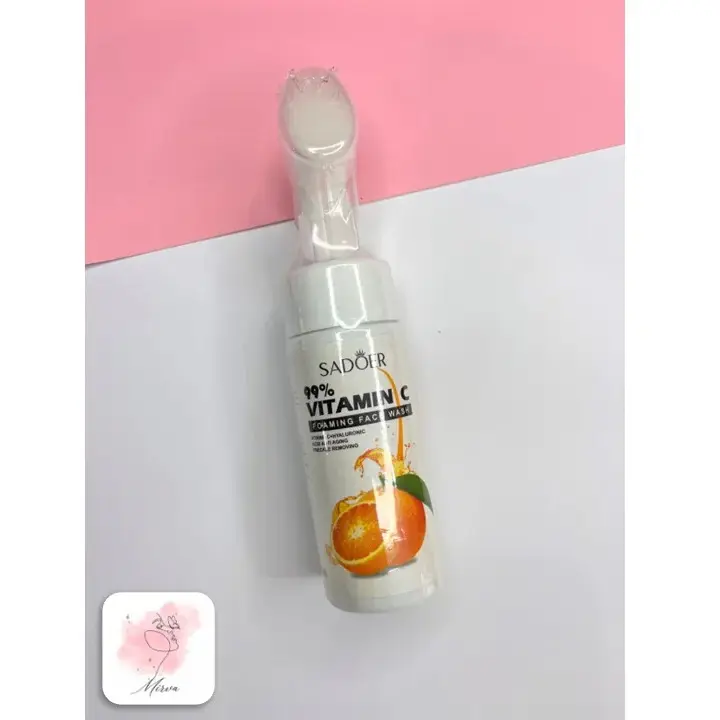 فوم شستشوی صورت سادور مدل ویتامین C حجم 120 میلی لیتر