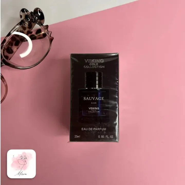 عطر مینی ساواج الکسیر Sauvage Elixir کد 124 برند ویکینگ | حجم ۲۵ میلی‌لیتر