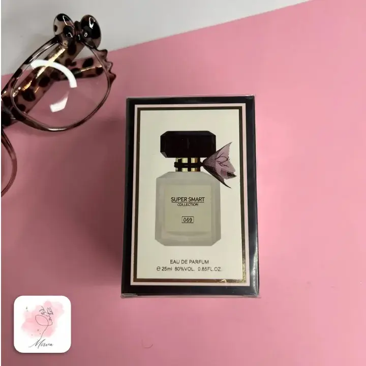 عطر مینی تیس کرم کلاود Tease Crème Cloud کد 069 برند سوپر اسمارت حجم 25 میلی‌لیتر