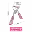 ابعاد فرمژه شانه دار میسو مدل MI-013 با دسته اکلیلی صورتی