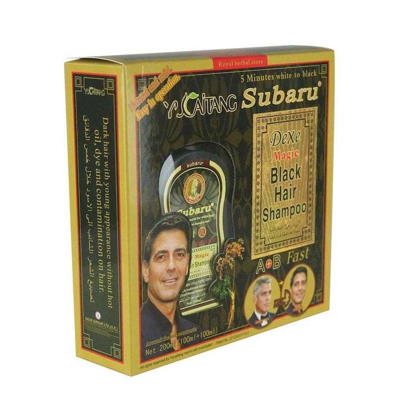 شامپو رنگ موی مشکی سوبارو (دکس) مدل Magic Black