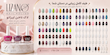 لاک ناخن لیزانو مدل NAIL POLISH (کد 13 تا 24) با تنوع رنگبندی بالا، قابلیت خشک شدن سریع، پوشش‌دهی مناسب، ماندگاری بالا و تقویت ناخن حجم 8 میلی‌لیتر