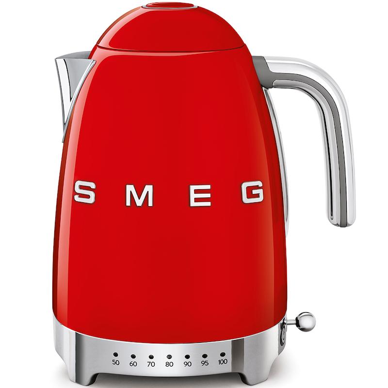 کتری برقی درجه دار اسمگ رنگ قرمز مدل Smeg KLF04