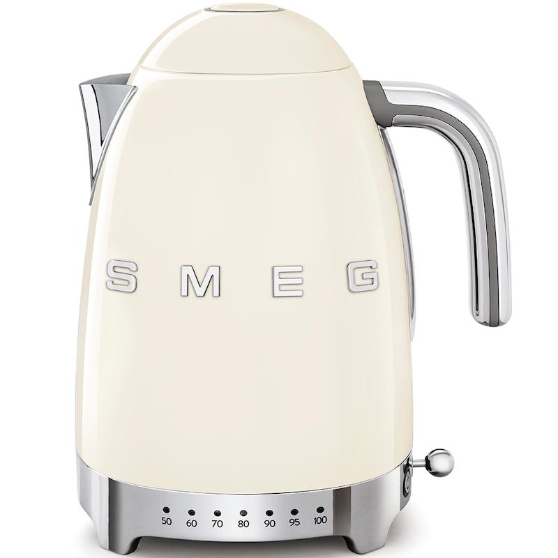 کتری برقی درجه دار اسمگ رنگ کرم مدل Smeg KLF04