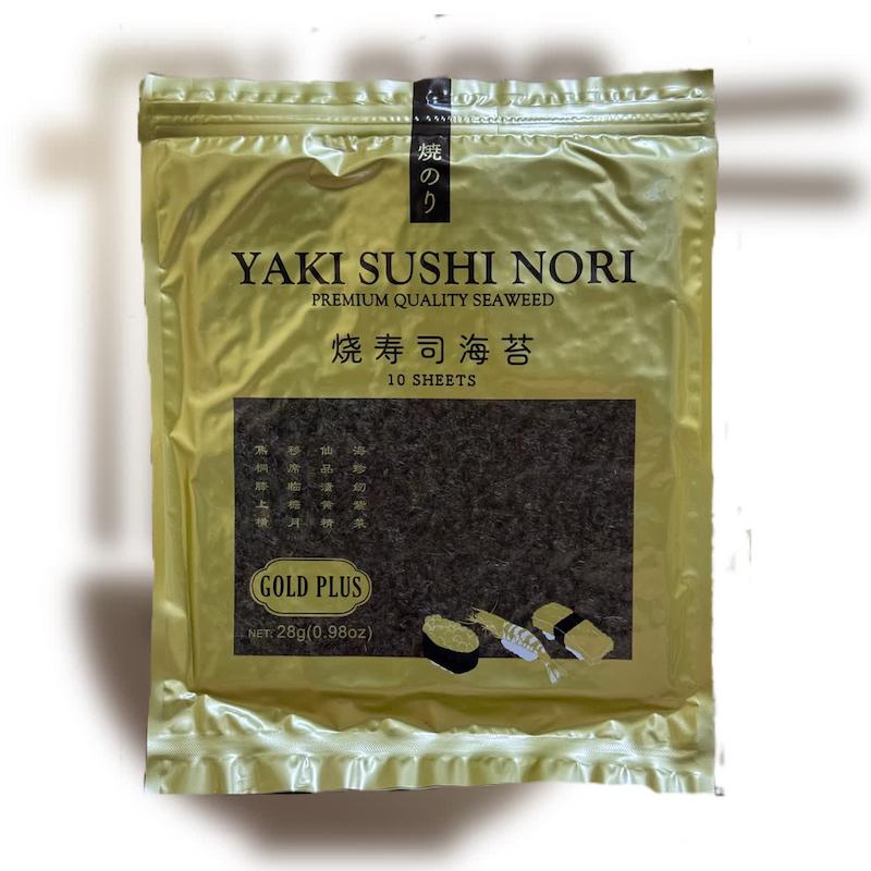 جلبک سوشی نوری ۱۰ عددی گلد پلاس