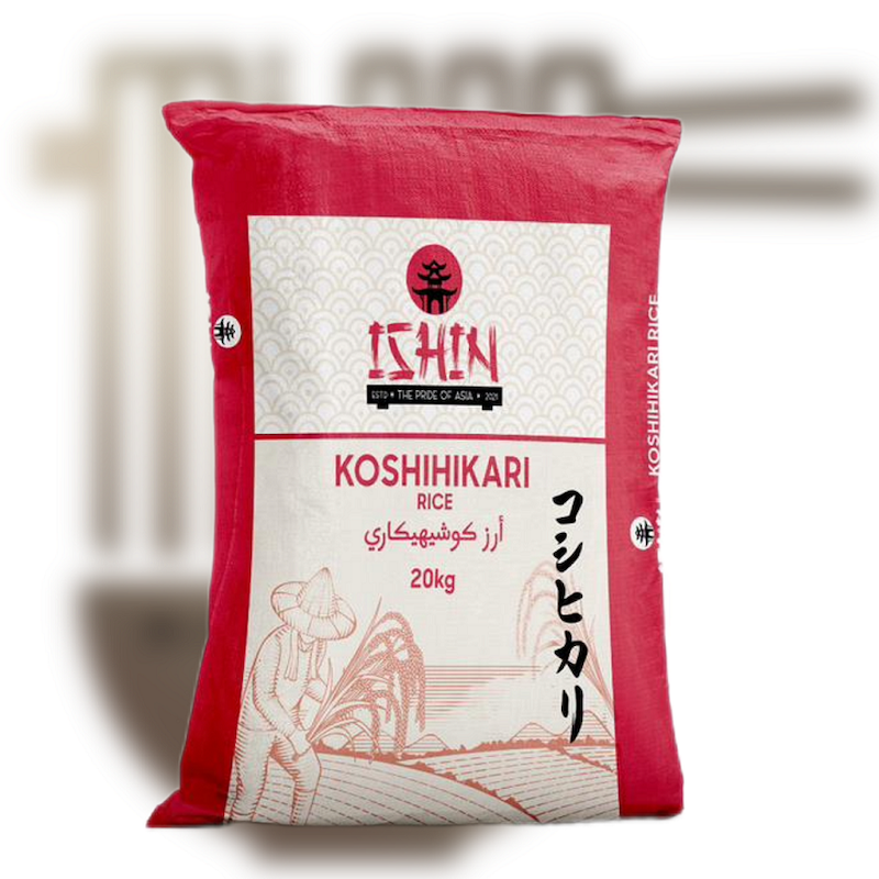 برنج سوشی ژاپنی ایشین کیسه 20کیلویی