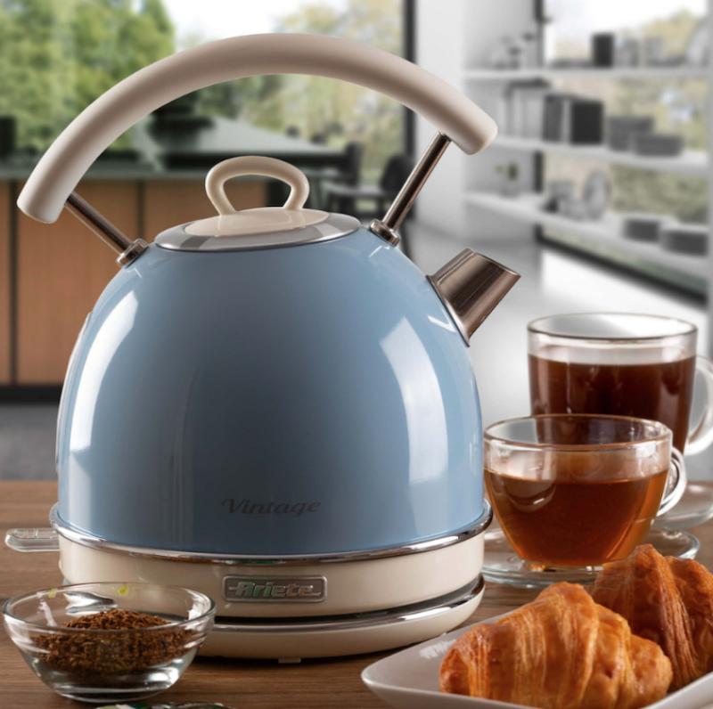کتری برقی وینتیج دسته بالا 2877 آبی آریته Ariete
