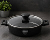 ماهیتابه دودسته 28 ریزولی Risoli Black Plus