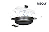 ماهیتابه دودسته 32 ریزولی Risoli Black Plus