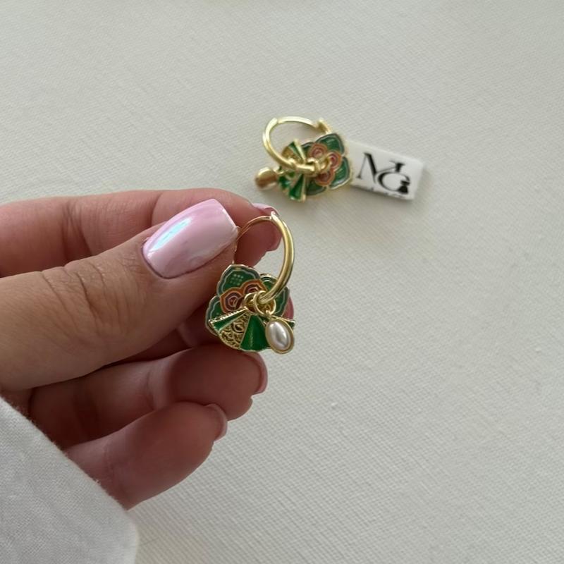 گوشواره میناکاری کد ۹۵