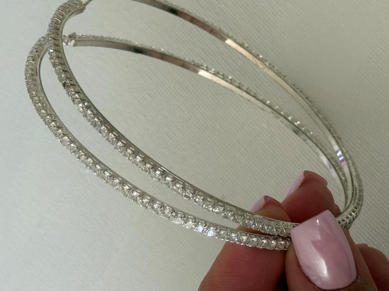 گوشواره تنیس حلقه ای کد ۱۹۸