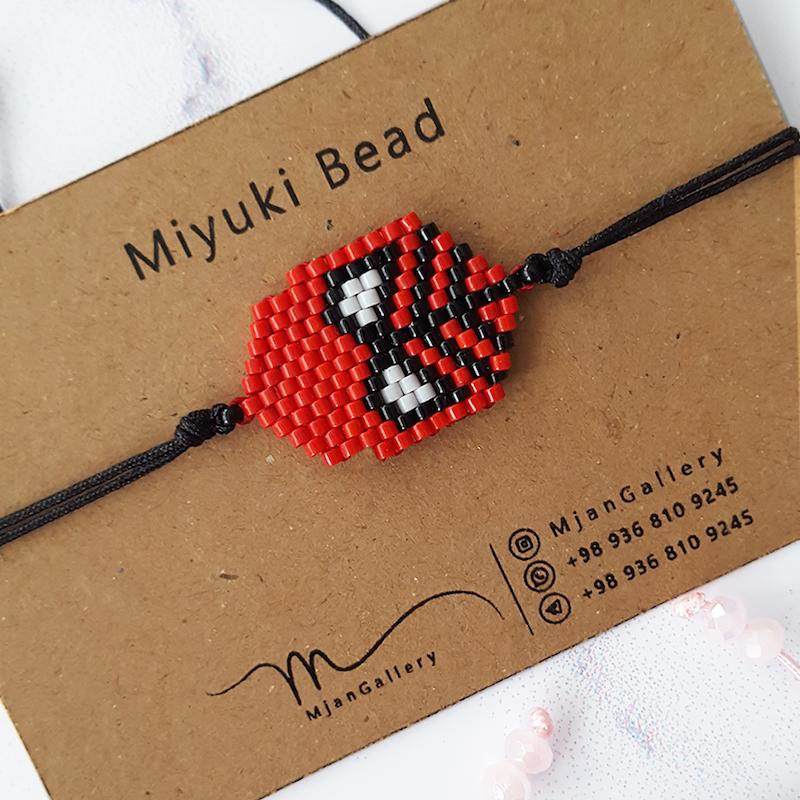 M0139 _ دستبند مینی (کیتی، فرشته، خرگوش، خفاش، جغد، میکی موس، سگ، روباه و مرد عنکبوتی) ( منجوق میوکی )