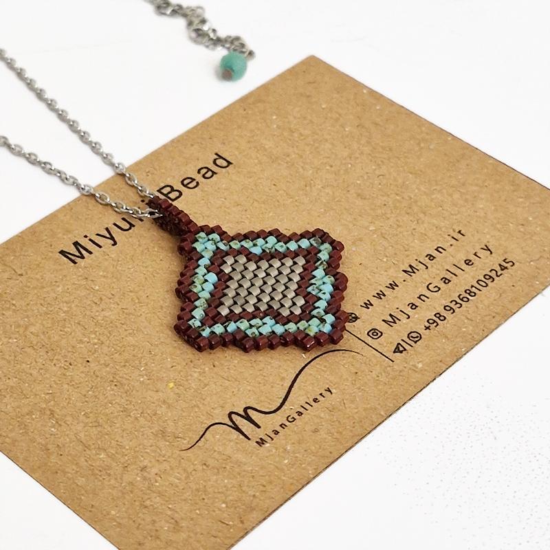 M0061 _ گردنبند ساده ( منجوق میوکی )