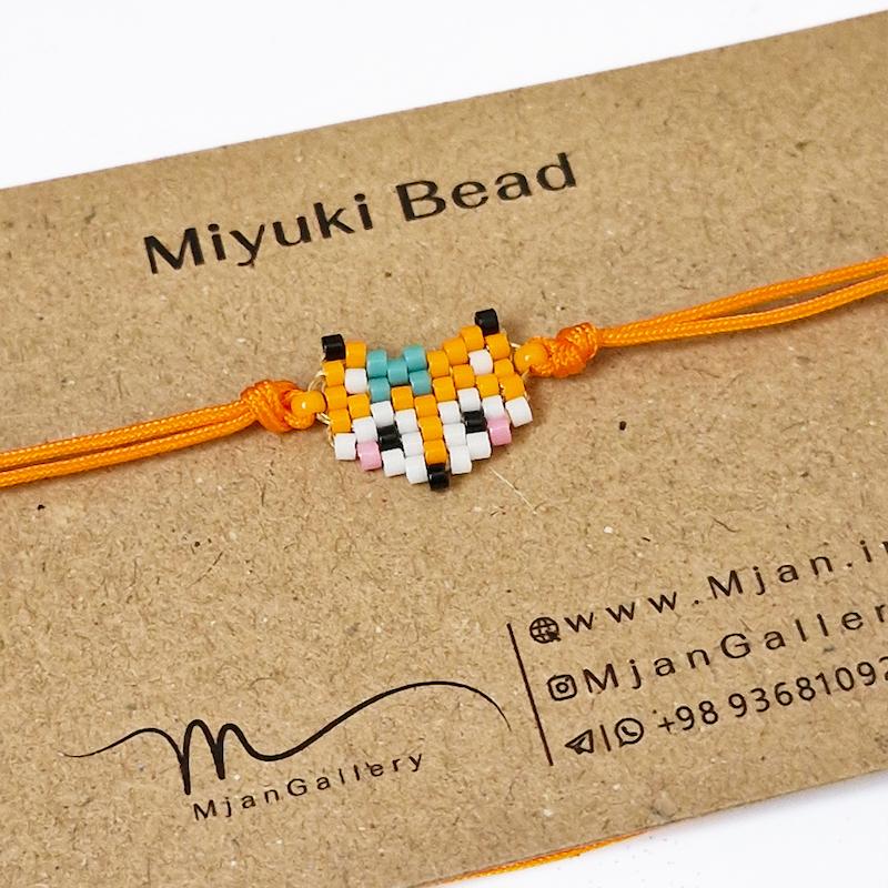M0139 _ دستبند مینی (کیتی، فرشته، خرگوش، خفاش، جغد، میکی موس، سگ، روباه و مرد عنکبوتی) ( منجوق میوکی )