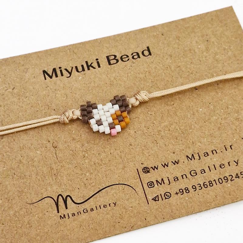 M0139 _ دستبند مینی (کیتی، فرشته، خرگوش، خفاش، جغد، میکی موس، سگ، روباه و مرد عنکبوتی) ( منجوق میوکی )