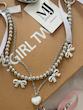 آویز دو لاین پاپیون و قلب