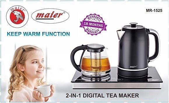 خرید و قیمت  چای ساز مایر مدل MR-1525 ا شناسه کالا: Maier MR-1525 Tea Maker - امیر برند 