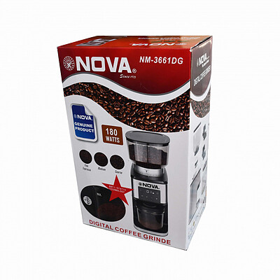 خرید و قیمت آسیاب قهوه نوا مدل NOVA 3661DG - امیر برند 