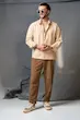پیراهن لینن ساده bershka  
