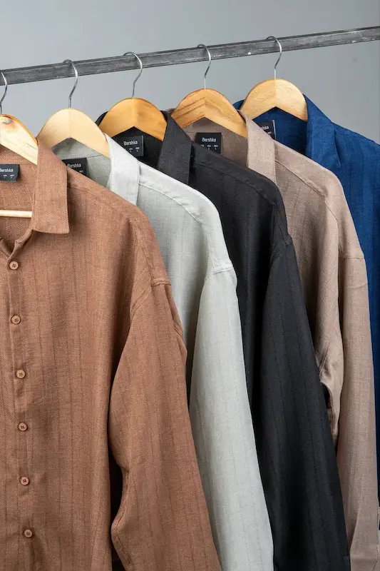 پیراهن لینن تک خط Bershka 