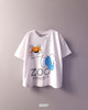 پک 4 عددی تیشرت سفید 3 تا 6 سال طرح ZOO کد 1597