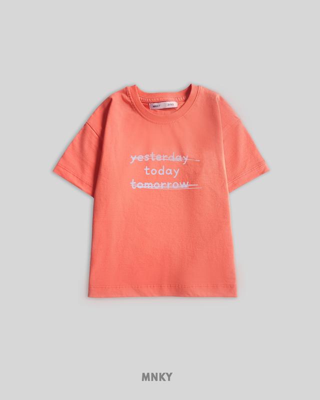 پک 4 عددی تیشرت ساده رنگ هلویی تیره کد 1676