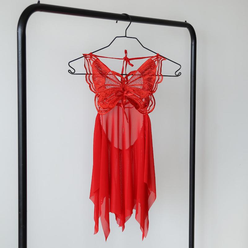 لباس خواب پروانه ای کد 217