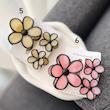 ست کلیپس فلاور صدفی