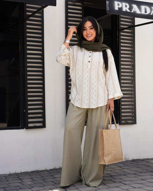 شومیز مراکشی سه دکمه