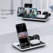 استند و شارژر رومیزی گرین لاین مدل Wireless-Ch station 4 in 1