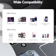 شارژر فندکی فست شارژ Anker 67w همراه با کابل