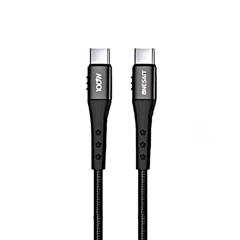 کابل شارژ دو سر تایپ سی 100w Onesam OS-A29 طول ۲ متر