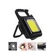 چراغ قوه شارژی مدل Light Keychain LED با نور مهتابى COB بدنه فلزى ضدآب و ضدضربه، مگنت دار، دربازكن چندمنظوره و سه حالت نوردهی