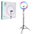 رینگ لایت 10 اینچ + سه پایه عکاسی پی نت (P-net) مدل LJJ26-RGB