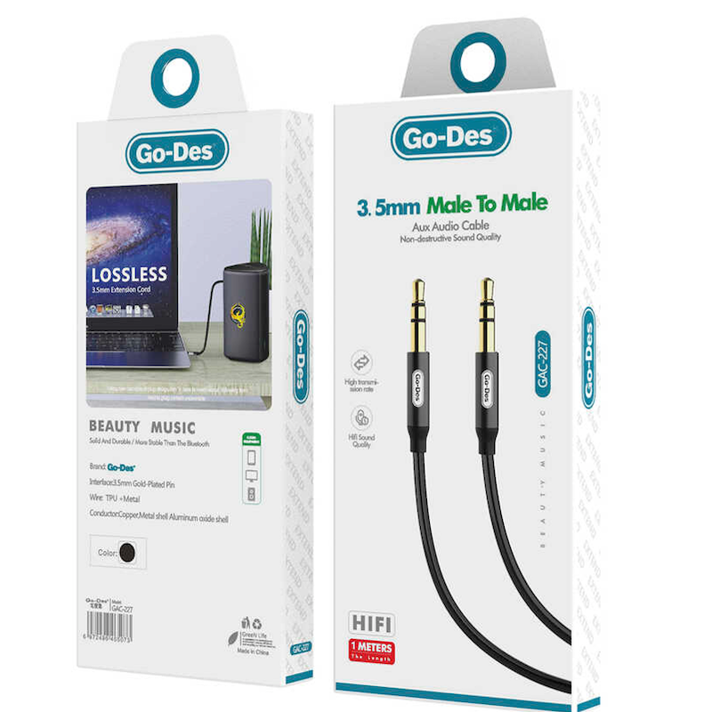 کابل aux ضبط ماشین GO-Des