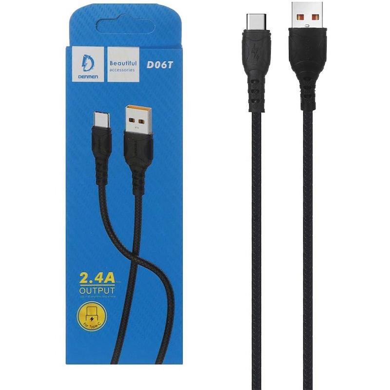 کابل شارژ فست دنمن مدل D06T طول ۱ متر