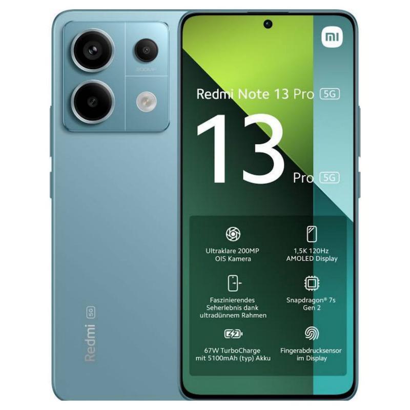 گوشی موبایل شیائومی مدل Redmi Note 13 Pro 5G ظرفیت 512 گیگابایت رم 12 گیگابایت(گلوبال)