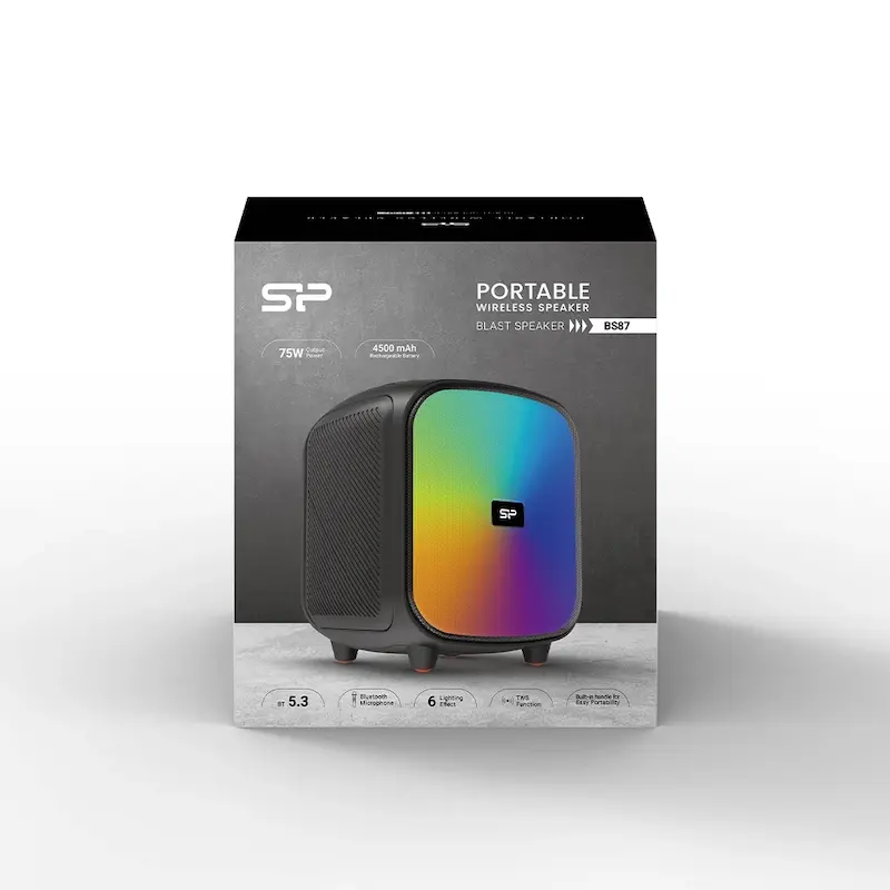 اسپیکر بلوتوثی سیلیکون پاور مدل Silicon Power BS87 با گارانتی 12 ماهه شرکتی
