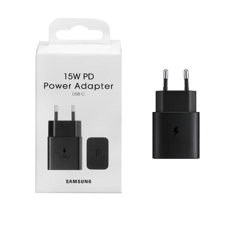 شارژر دو پین SAMSUNG 15W درجه یک مشکی DST