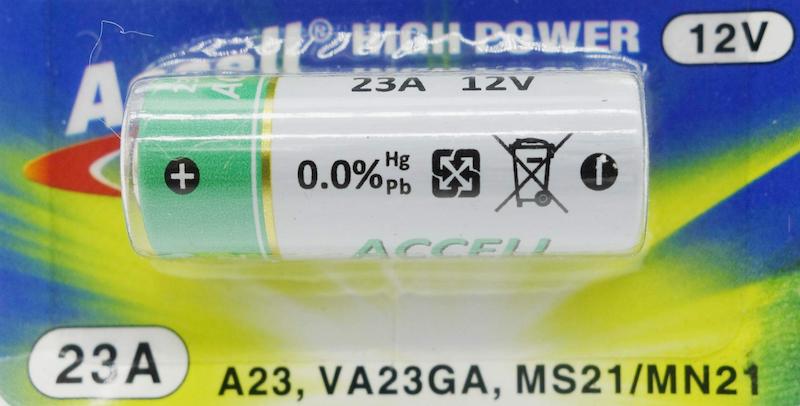 باتری ریموتی Accell 23A -(دونه ای 40 تومان )