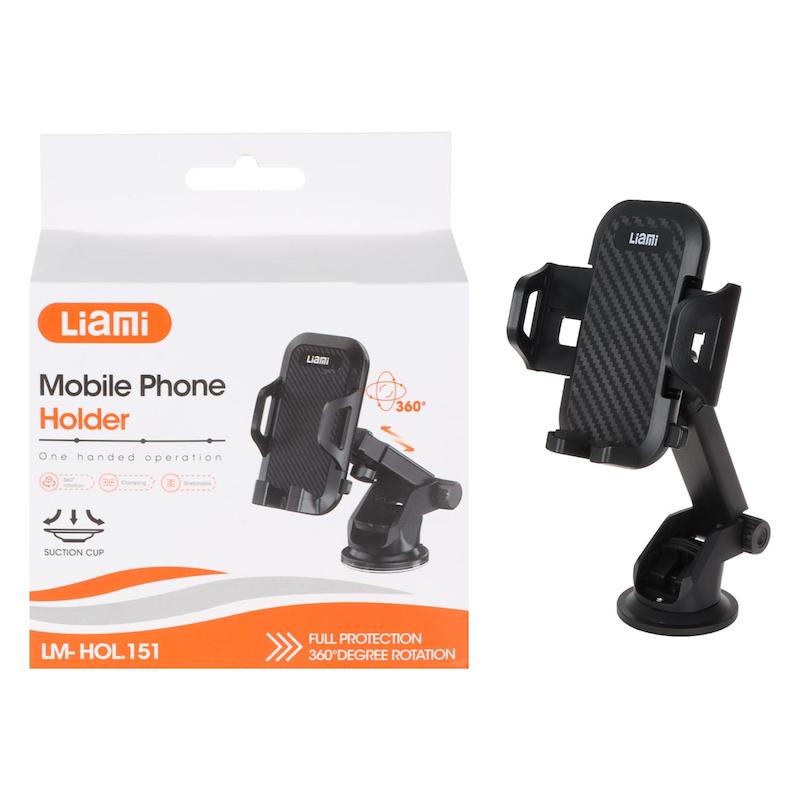 هولدر گوشی موبایل پایه دار Liami مدل LM-HOL-151 - مشکی