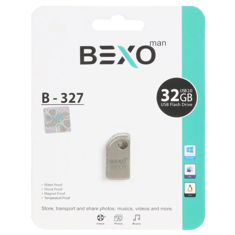 BEXO B-327 USB2.0 Flash Memory - 32GB (گارانتی داده پردازی آواتک) نقره ای