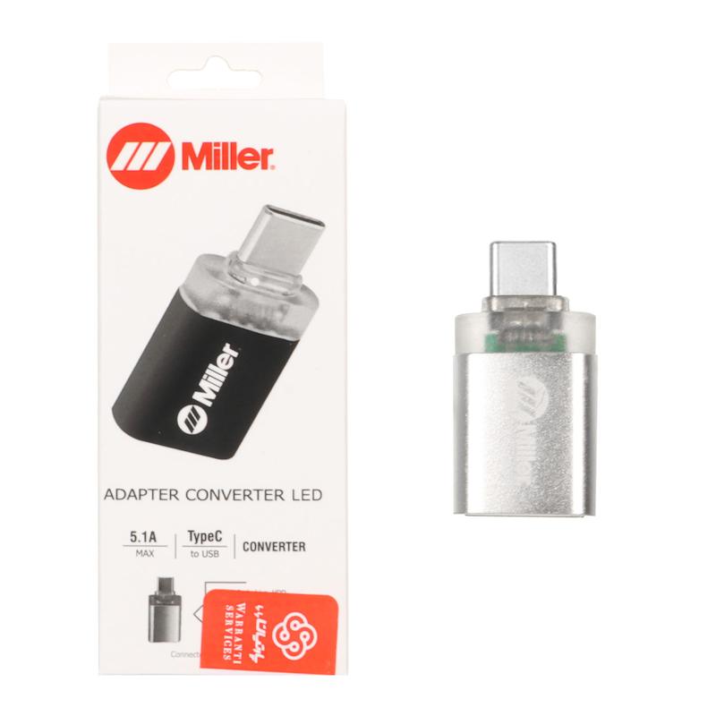 تبدیل Miller OTG USB To Type-C مدل MO-208 - نقره ای