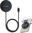 شارژر بی سیم 15 وات و استند باسئوس مدل Baseus Simple Mini 4 Magnetic Wireless Charging Stand Qi2 به همراه کابل USB-C با گارانتی 24 ماهه شرکتی