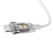 کابل شارژ USB به لایتنینگ باسئوس مدل Baseus Explorer Series Fast Charging Cable With Smart Temperature Control جریان 2.4 آمپر طول 2 متر با گارانتی 24 ماهه شرکتی